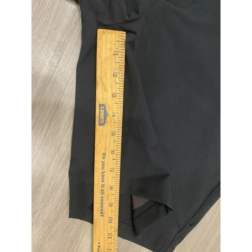 Mack Weldon Shorts Mens Medium Black Performance Zip Pockets Stretch M - Picture 5 of 7